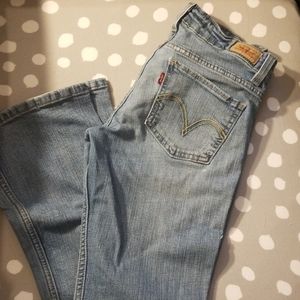 Women's Levi's 524 too super low bootcut jeans